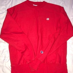 red champion crew neck